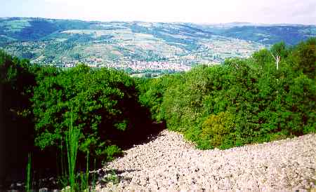 La coulée de lave