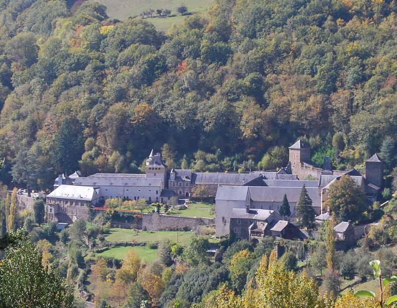 L’abbaye de Bonneval vue par l’Est