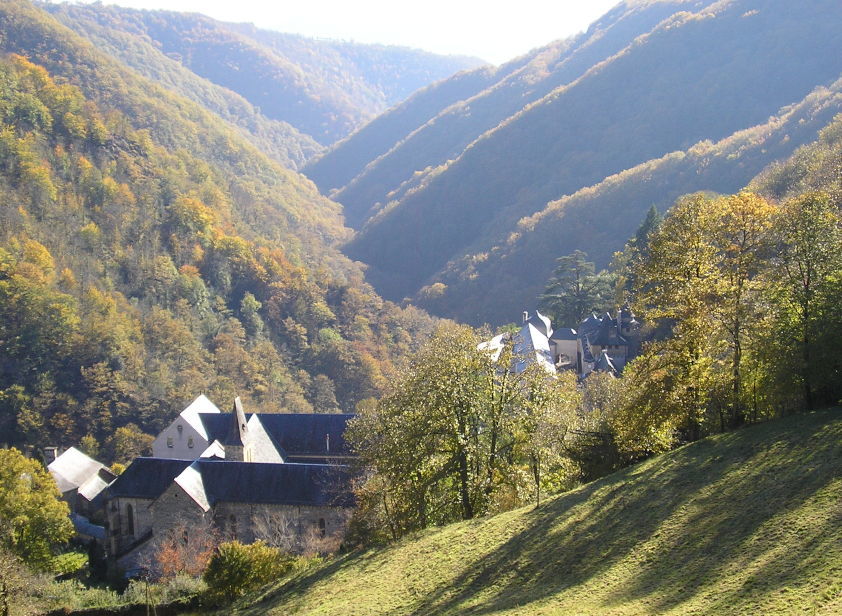 La vallée de Bonneval, un site cistercien typique